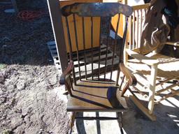 ROCKING CHAIR WITH PAINTED,