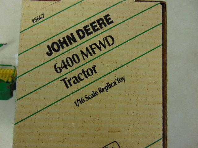 JOHN DEERE 1/16TH 6400 TOY,