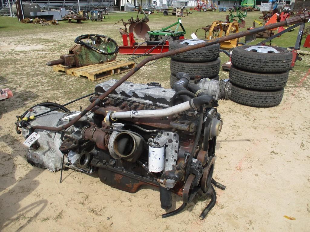 2000 CUMMINS 5.9 ENGINE & ALLISON TRANSMISSION