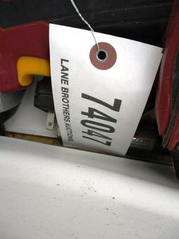 BOX OF RECEIVERS, DRILL & SPOTLIGHT
