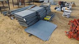 60 qty 16IN X 30IN METAL SHELFS