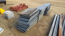 60 qty 16IN X 30IN METAL SHELFS