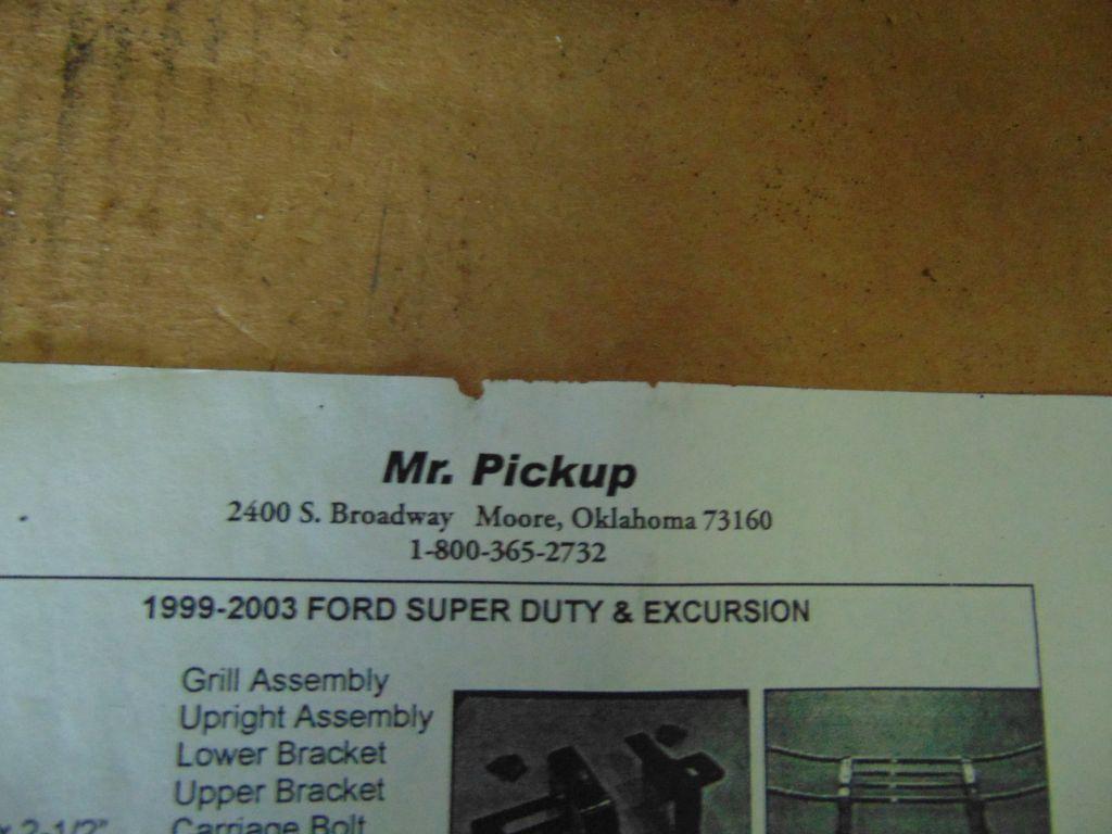 MR. PICK-UP CHROME BRUSH GUARD,