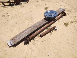 2 WOOD RAMPS T POST DRIVER