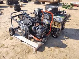 3 GENERATORS, 1 PRESSURE WASHER,