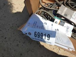 BOX OF BELTS