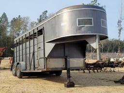272 - 16' GOOSENECK STOCK TRAILER,