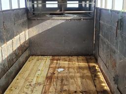 272 - 16' GOOSENECK STOCK TRAILER,