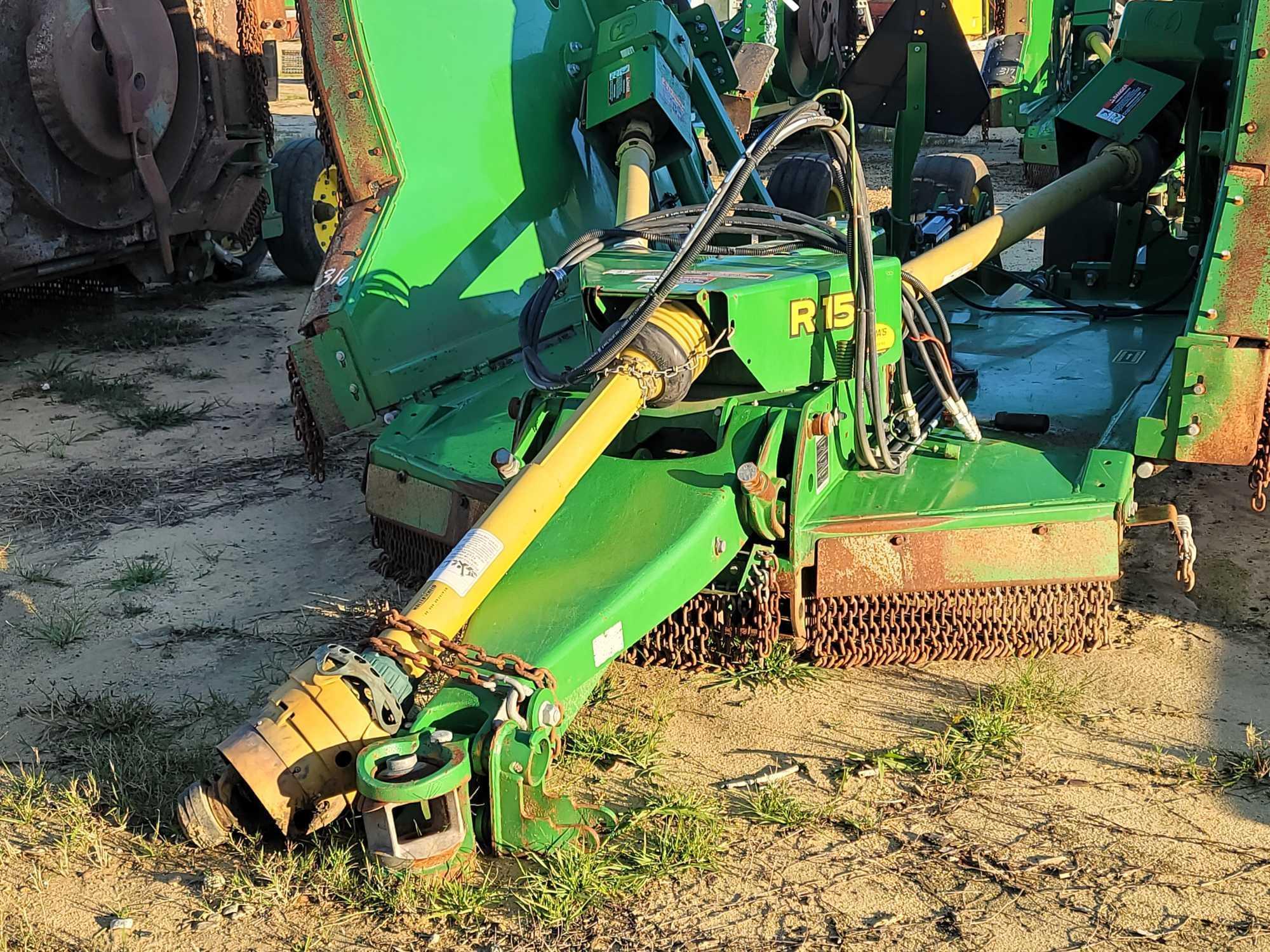 2019 JOHN DEERE R15 BATWING ROTARY CUTTER,