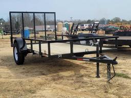 329 - ABSOLUTE - NEW 6' X 12' GATE TRAILER,