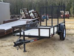 611 - ABSOLUTE - NEW 5' X 10' GATE TRAILER,