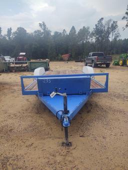 235 - 82" X 18' DOVE TAIL TRAILER,*
