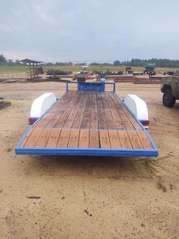235 - 82" X 18' DOVE TAIL TRAILER,*