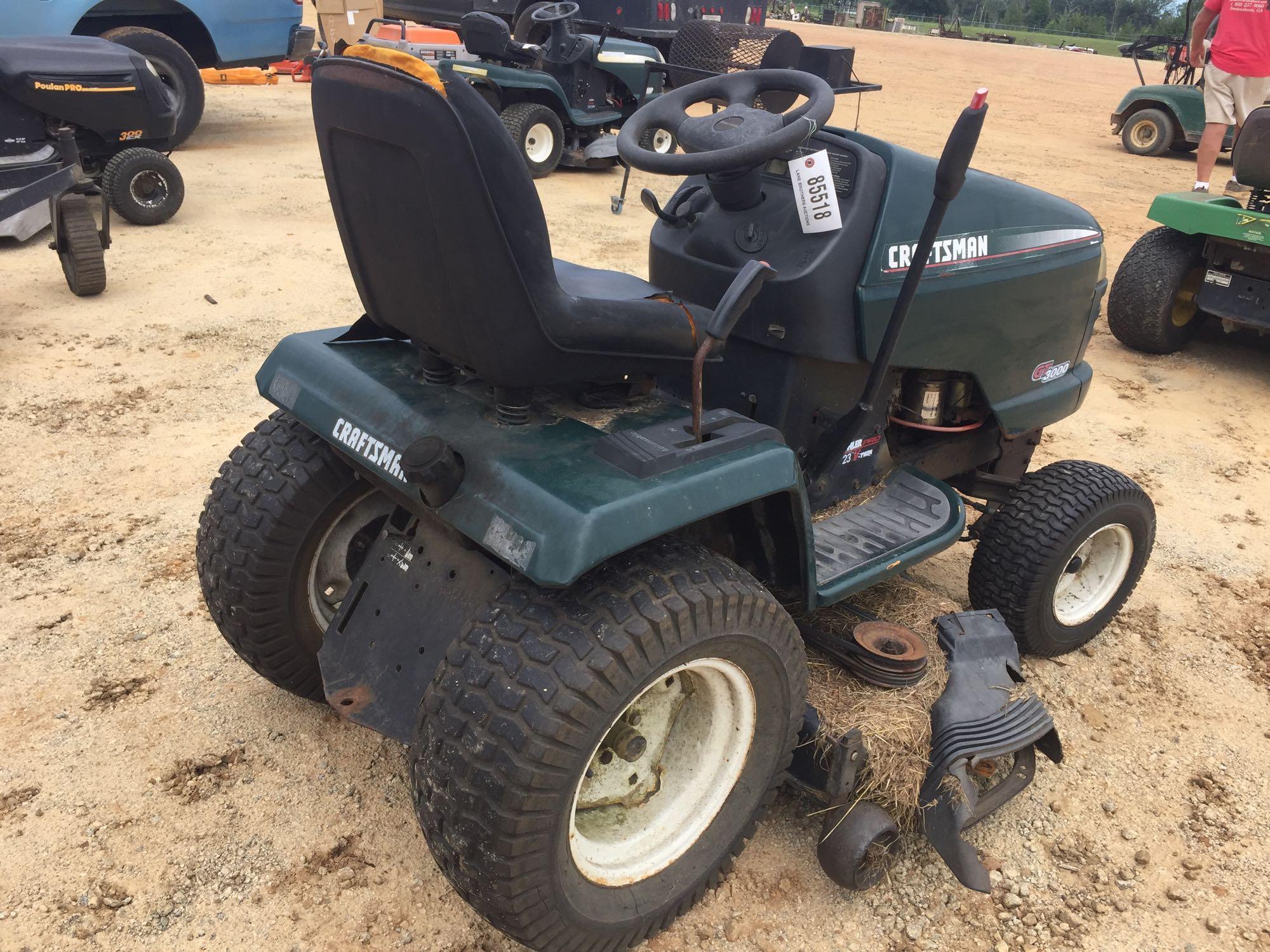 CRAFTSMAN GT 3000 RIDING LAWN MOWER