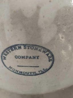 364 - STONE CROCK POT WITH HANDLES
