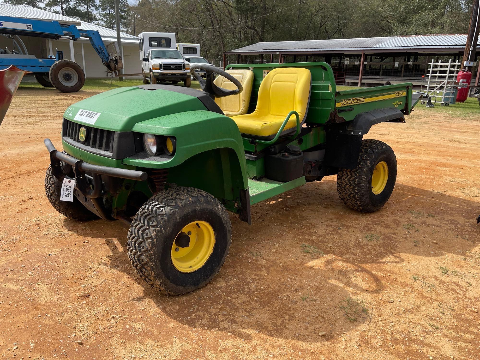 112 - JOHN DEERE GATOR HPX 4X4 DUMP BED,