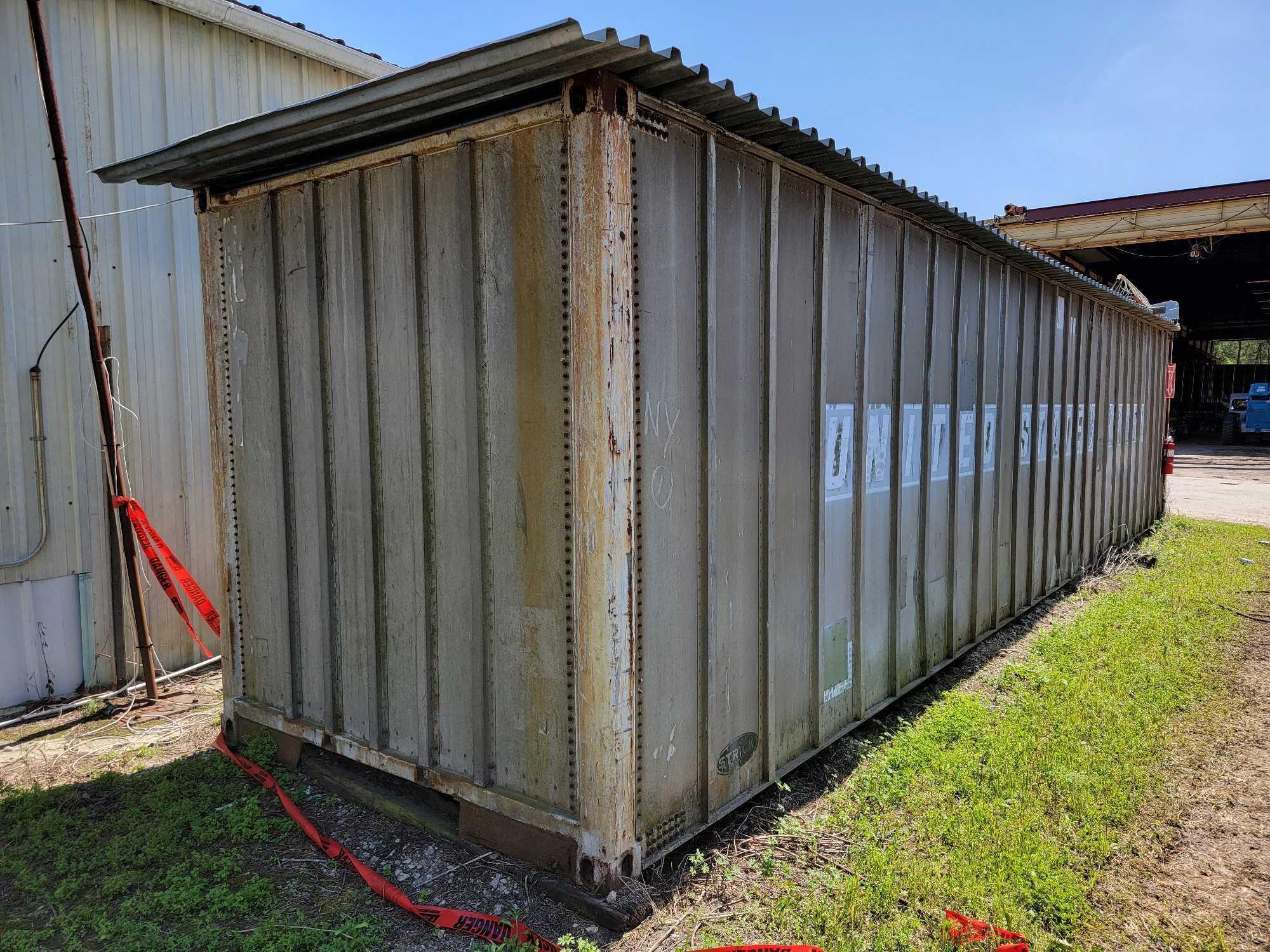 STRICK 1970 8' X 40' SHIPPING CONTAINER,