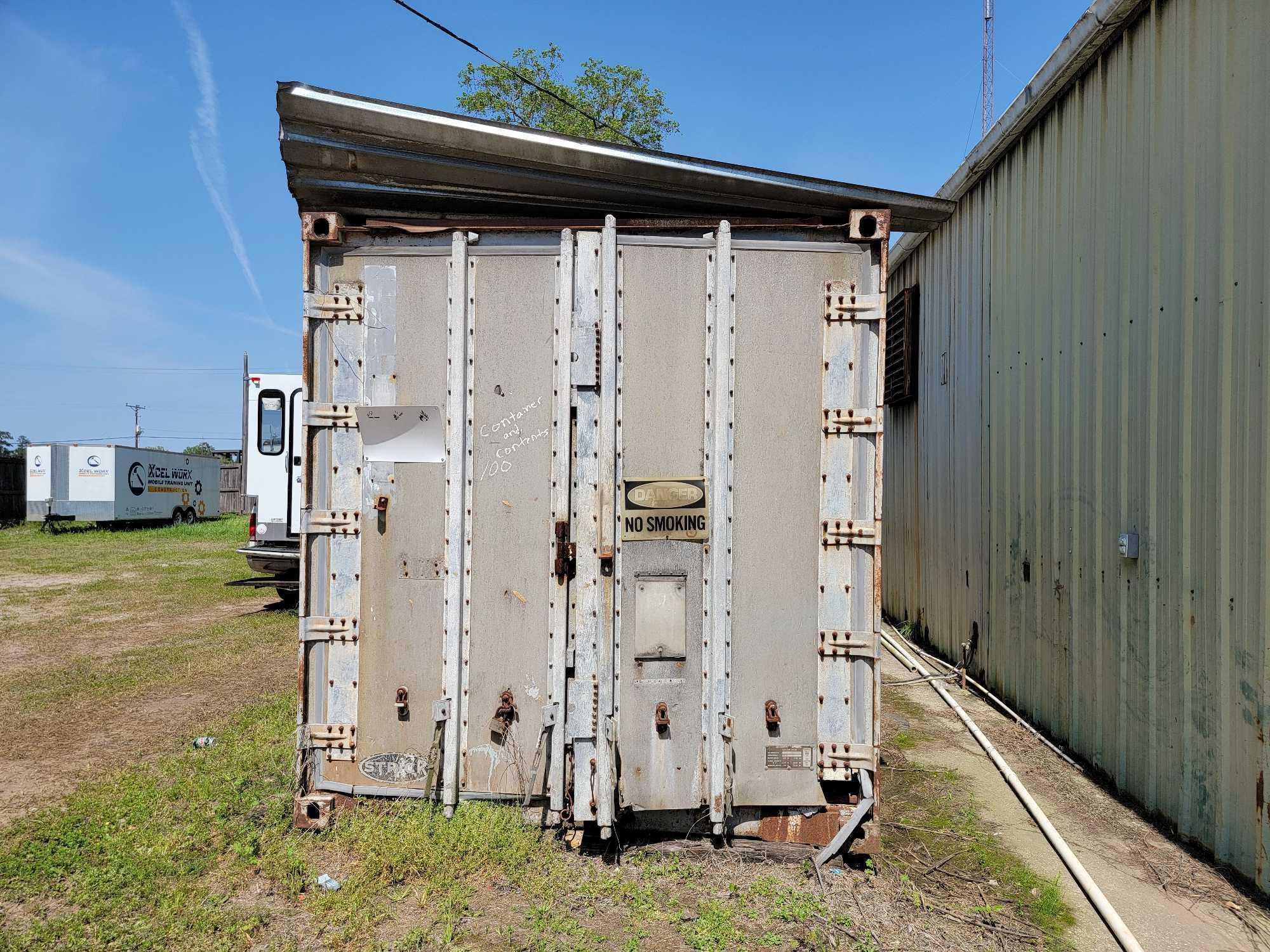 STRICK 1970 8' X 40' SHIPPING CONTAINER,