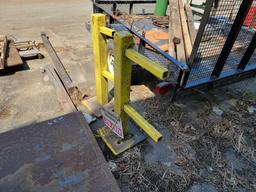 2 - 40" TALL POST WITH FLOOR PLATES