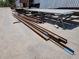13 PIECES OF MISC. STEEL
