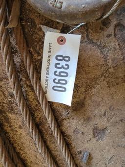 5/8" X 30' RIGGING CABLE