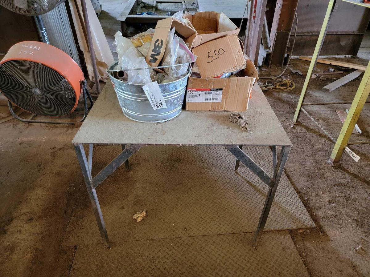 34" X 26" X 28" WORK TABLE