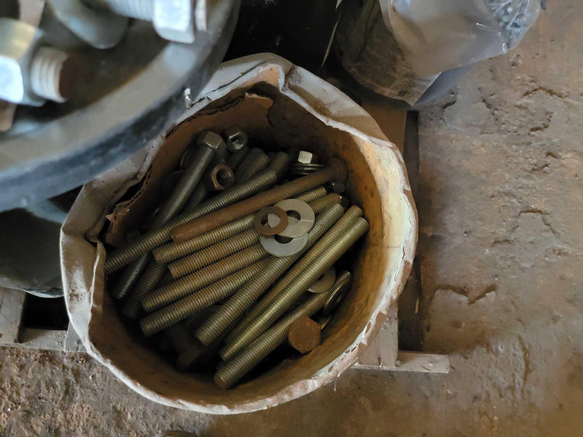 PALLET OF NUTS AND BOLTS