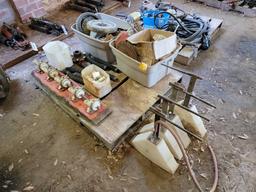 PALLET OF GRAIN DRILL PARTS