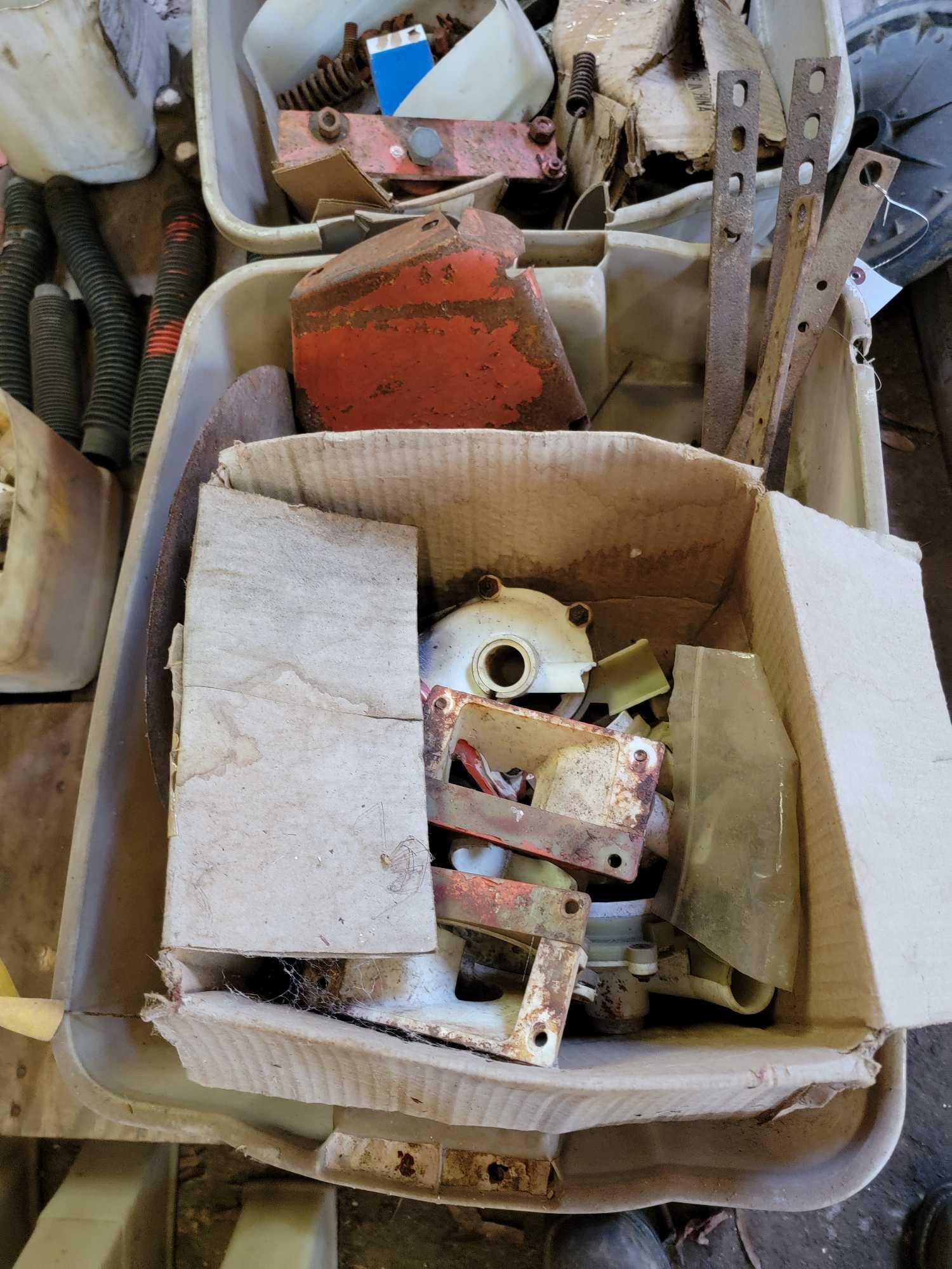 PALLET OF GRAIN DRILL PARTS