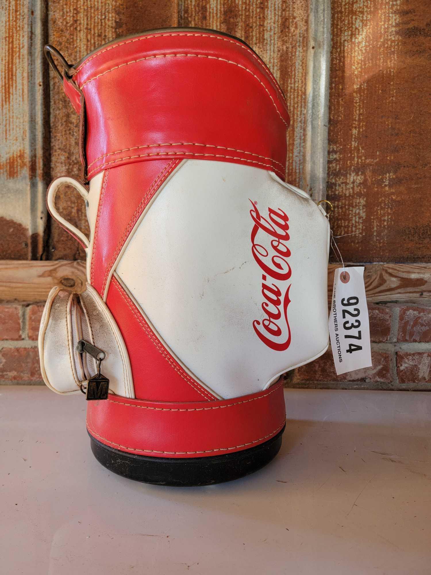 COCA COLA GOLF BAG ICE BUCKET