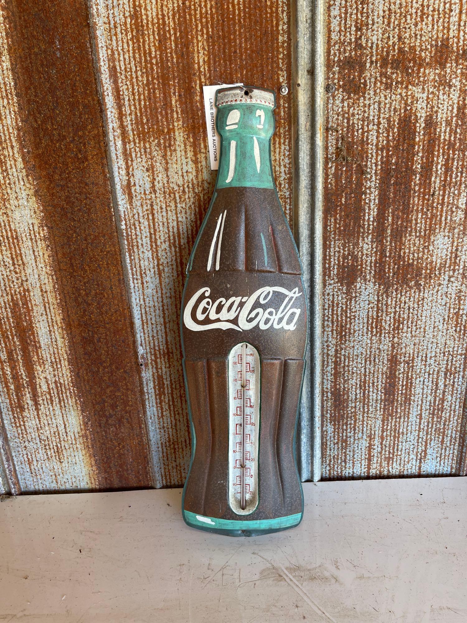 COCA COLA THERMOMETER SIGN