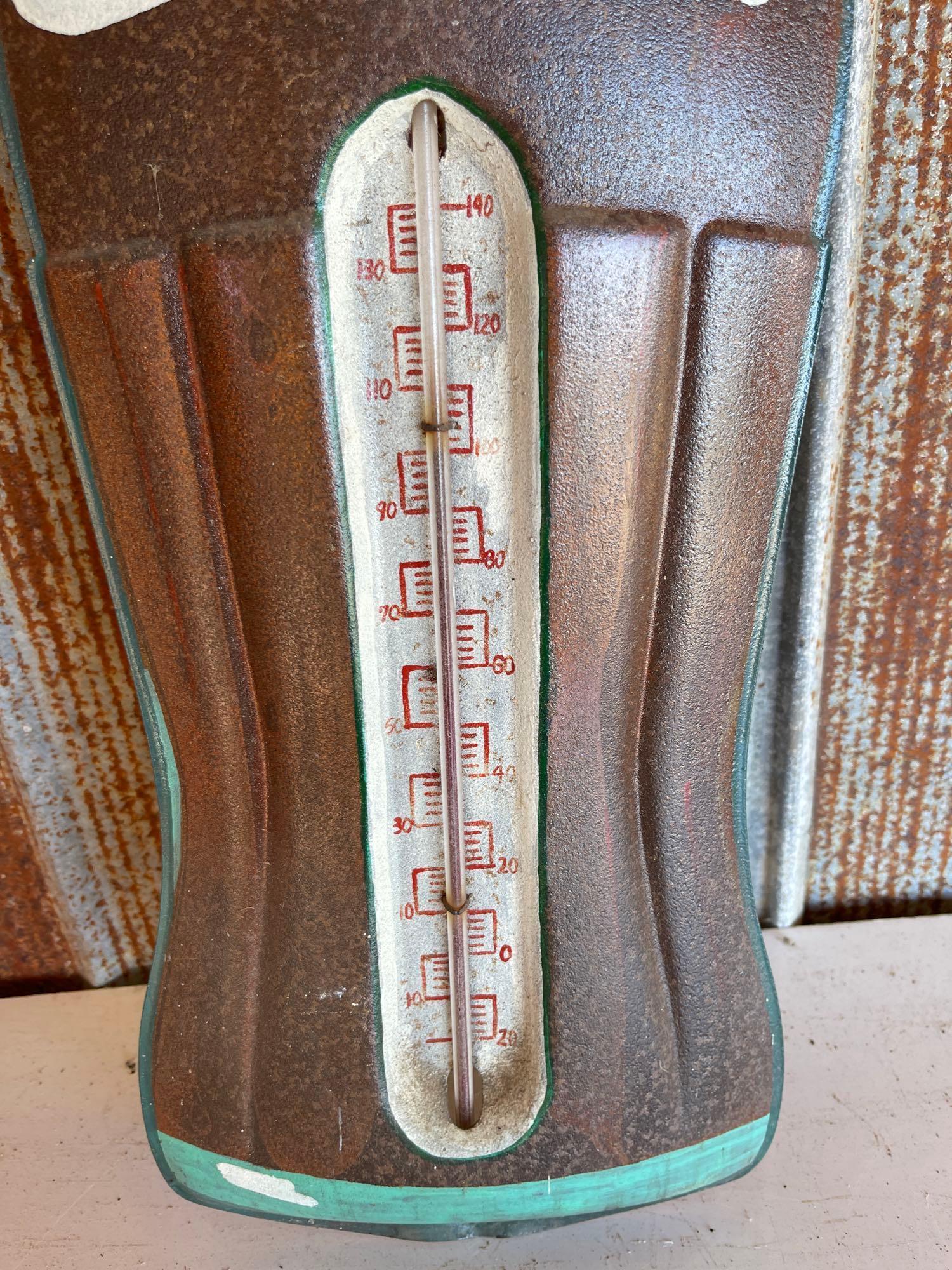 COCA COLA THERMOMETER SIGN