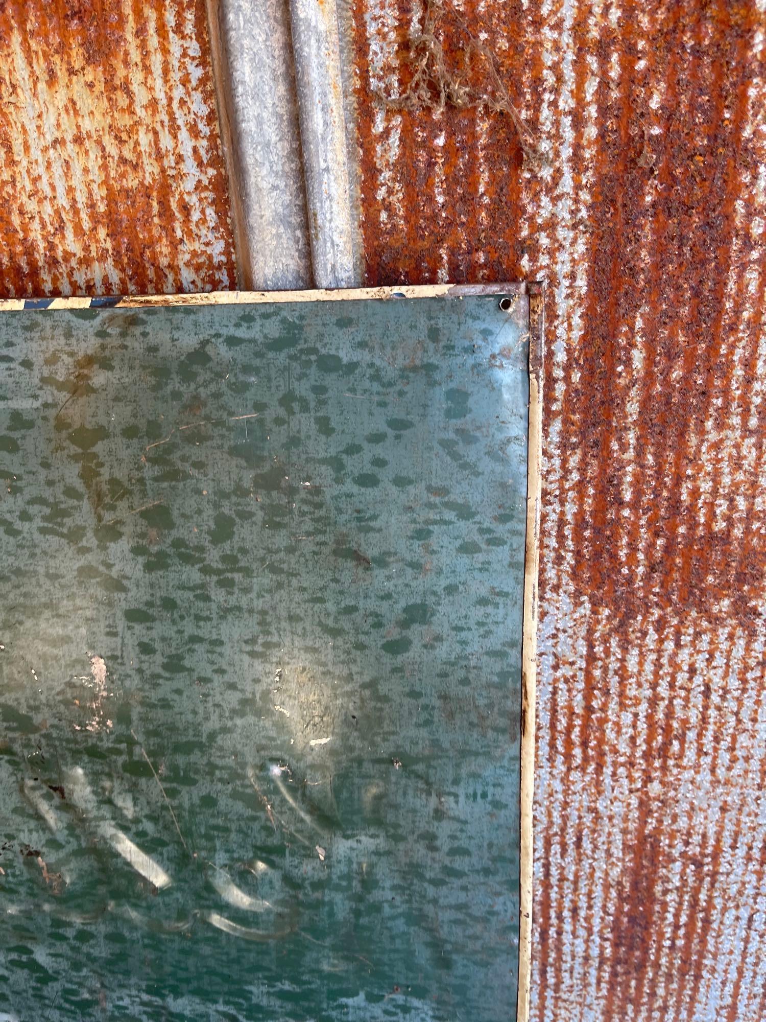 "HIGHER YIELDING KELLOGG'S" METAL SIGN