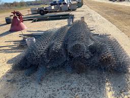 2708 - PILE OF CHAIN LINK FENCE