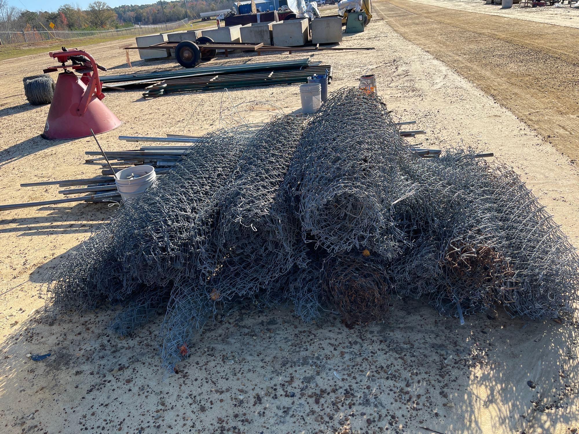2708 - PILE OF CHAIN LINK FENCE