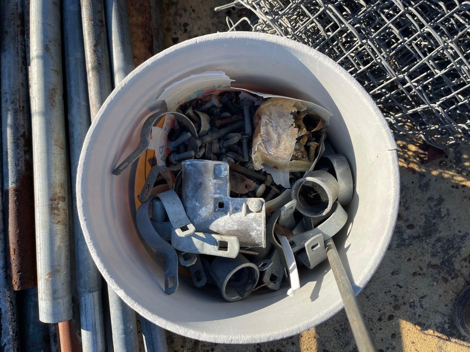 2708 - PILE OF CHAIN LINK FENCE