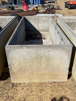 2741 - 4 X 8 CONCRETE WATER TROUGH