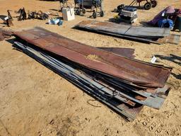 2914 - ABOUT 50 PIECES OF 11' TIN