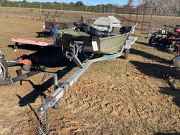 14' TRACKER ALUMINUM BOAT