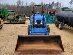 297 - NEW HOLLAND TC40DA 4WD TRACTOR