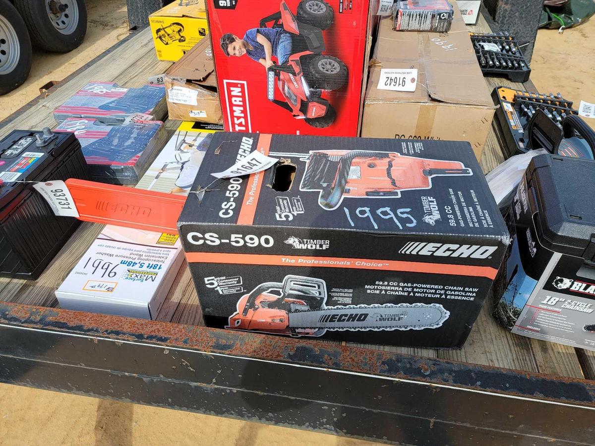 1995 - NEW ECHO CS-590 CHAINSAW W/20" BAR