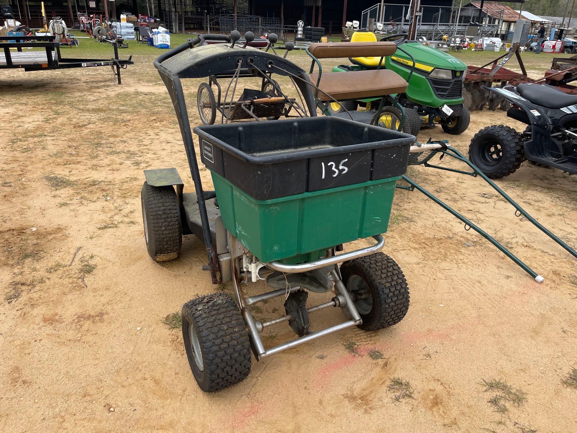 135 - LESCO GAS POWERED SPREADER