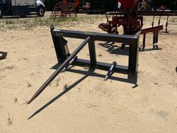 107 - HAY SPEAR PIN ON CONTRUCTION ATTACHMENT