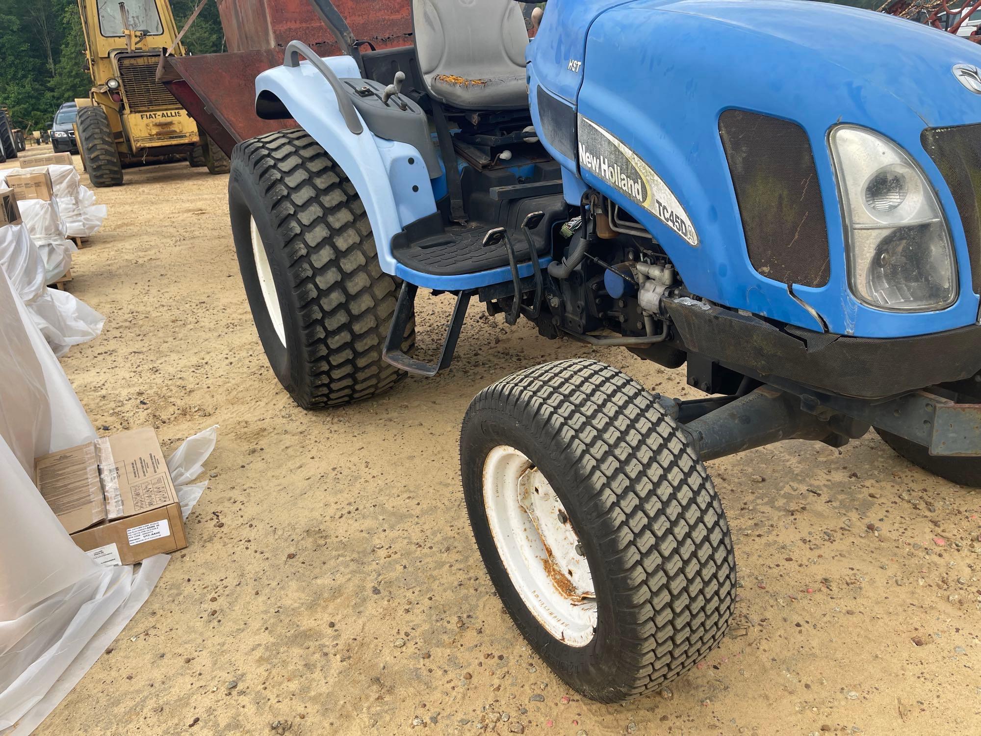 341 - NEW HOLLAND TC45DA 4WD TRACTOR