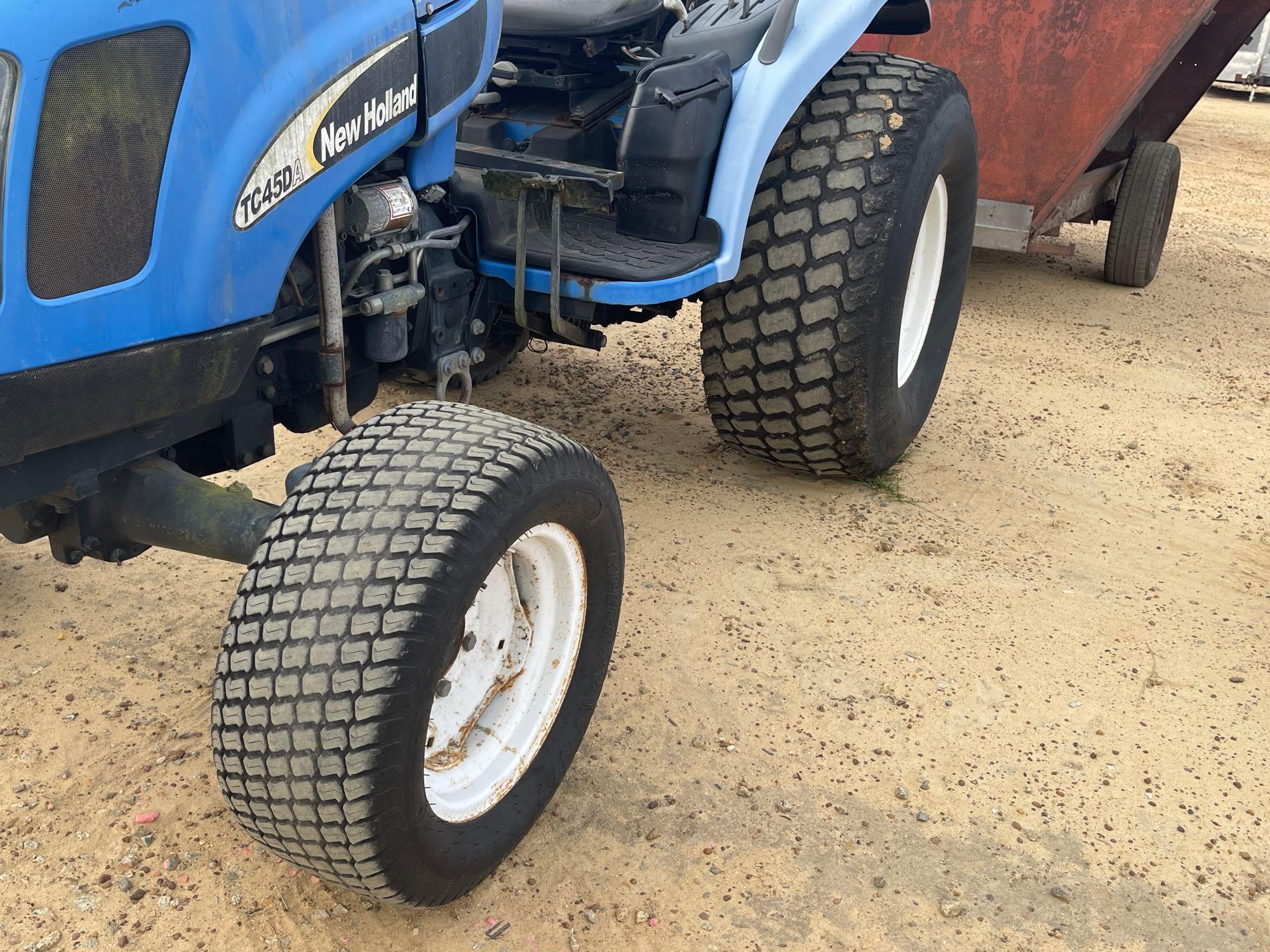 341 - NEW HOLLAND TC45DA 4WD TRACTOR