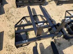 788 - ABSOLUTE - NEW - SKID STEER 48" PALLET FORKS