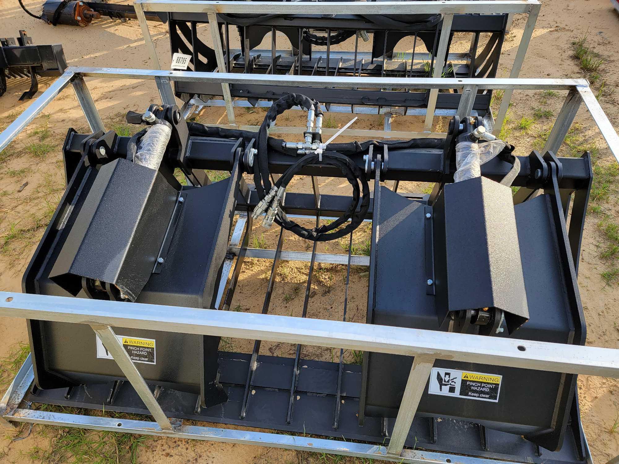 918 - ABSOLUTE - NEW 72" GRAPPLE DUAL LID