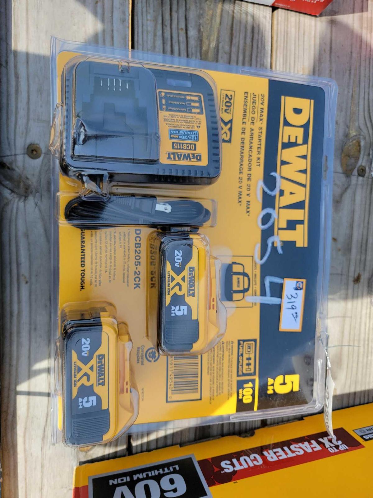 2054 - DEWALT 20V MAX STARTER KIT