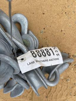 2238 - GALVANIZED HOOKS WITH THIMBLES