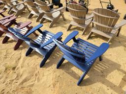 3218 - 2 - POLY TRADITIONAL ADIRONDACK CHAIRS